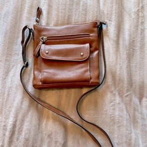Brown crossbody purse